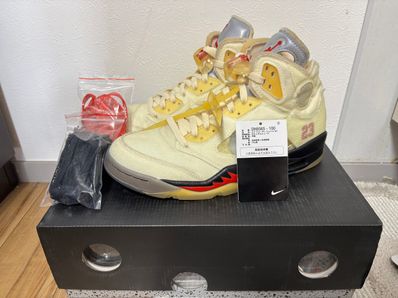 Off-White × Nike Air Jordan 5 "Sail"