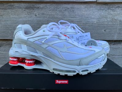 Supreme × Nike Shox Ride 2 "White/Grey Fog/Flat Platinum"