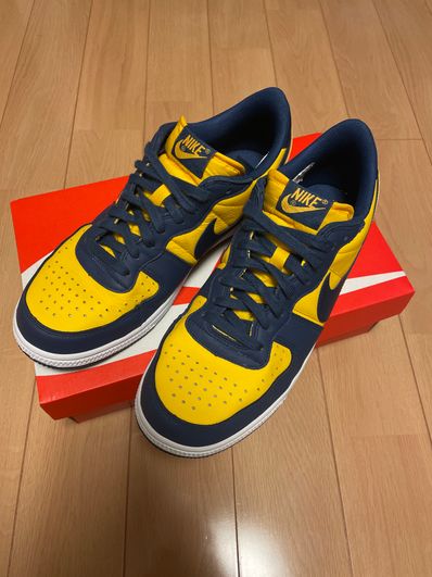 Nike Terminator Low "University Gold and Navy/Michigan"