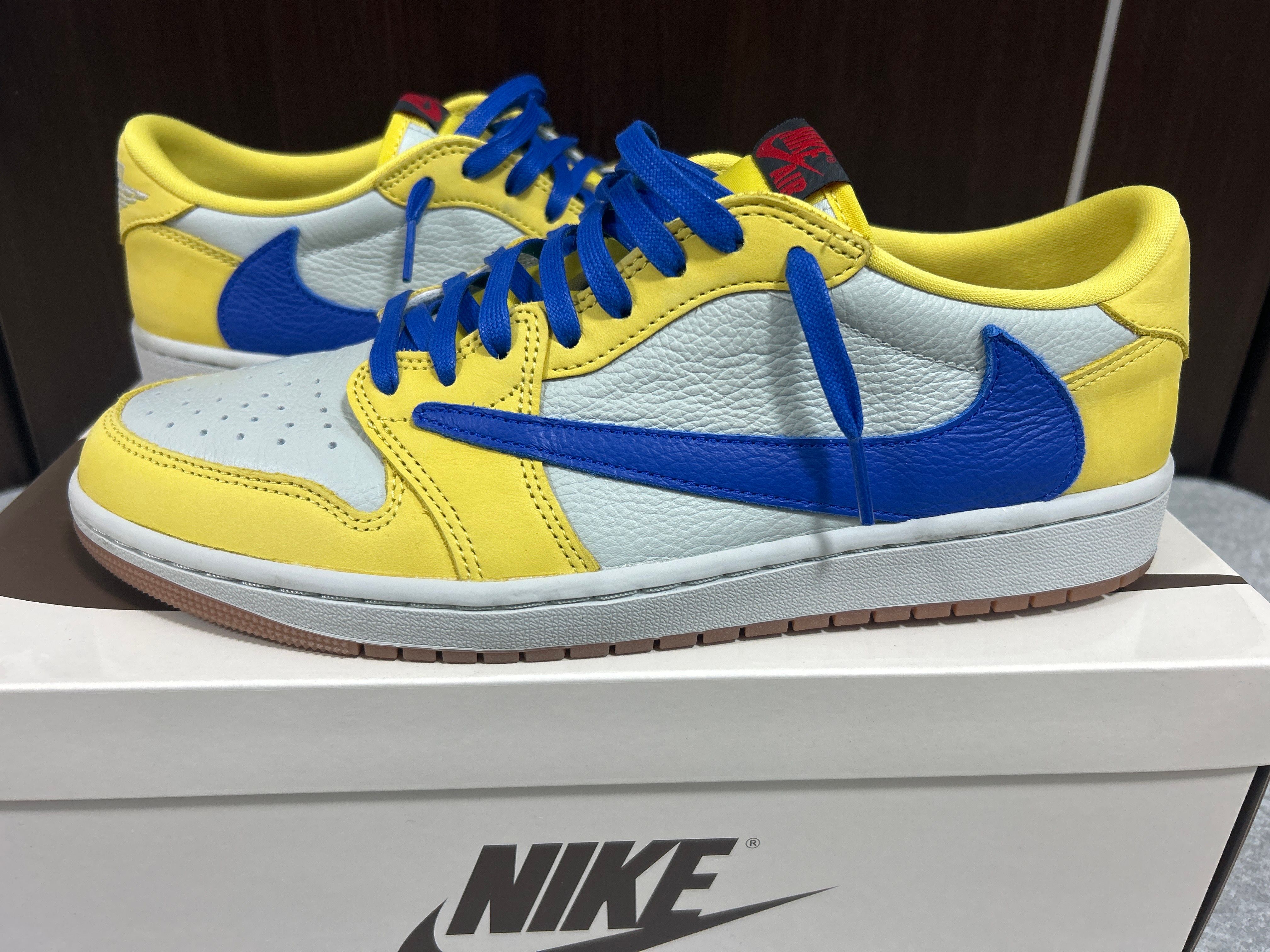 Travis Scott × Nike Women's Air Jordan 1 Retro Low OG "Canary"