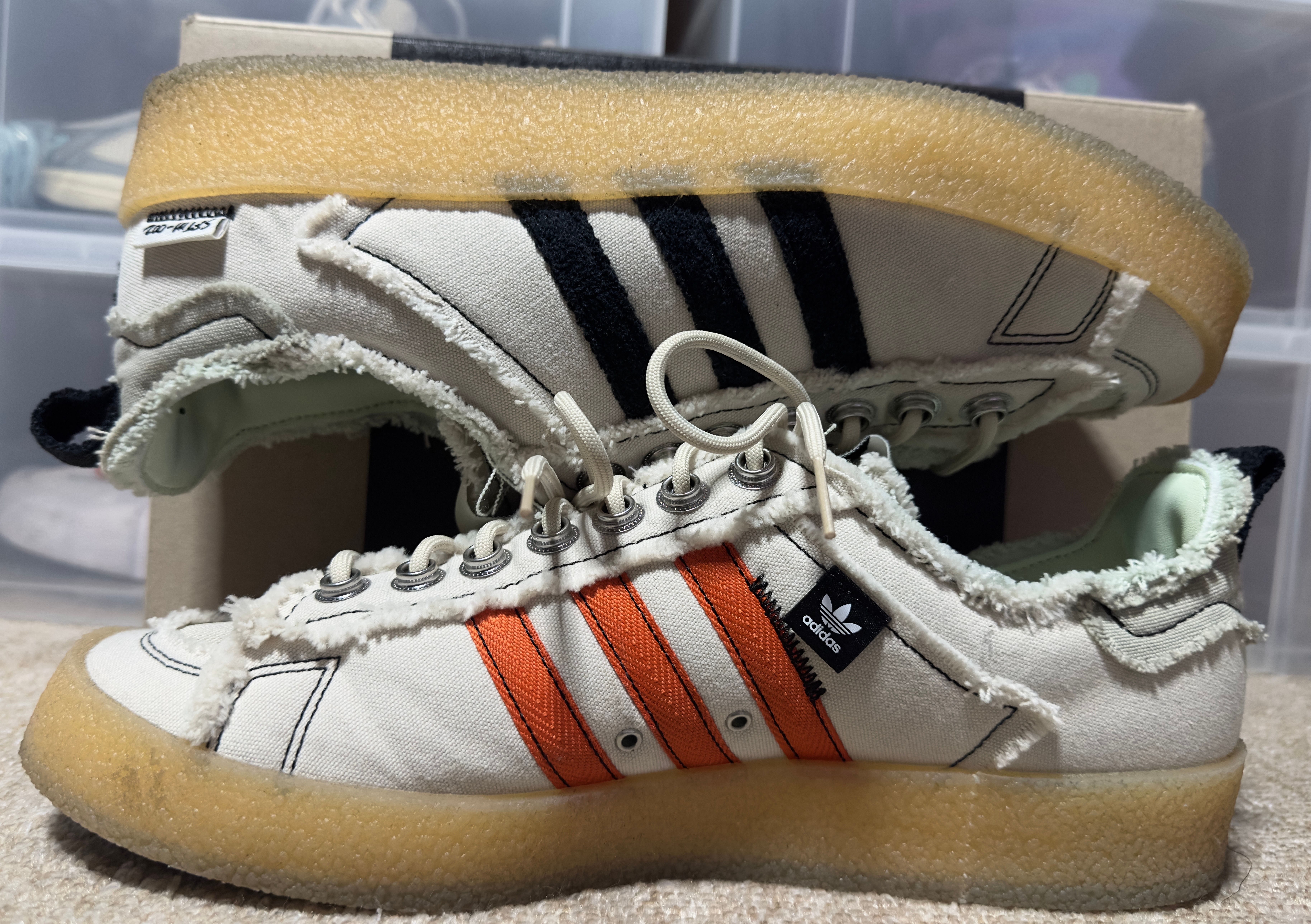 Song for the Mute × adidas Campus 80s "Clear Brown/Core Black/Sesame"