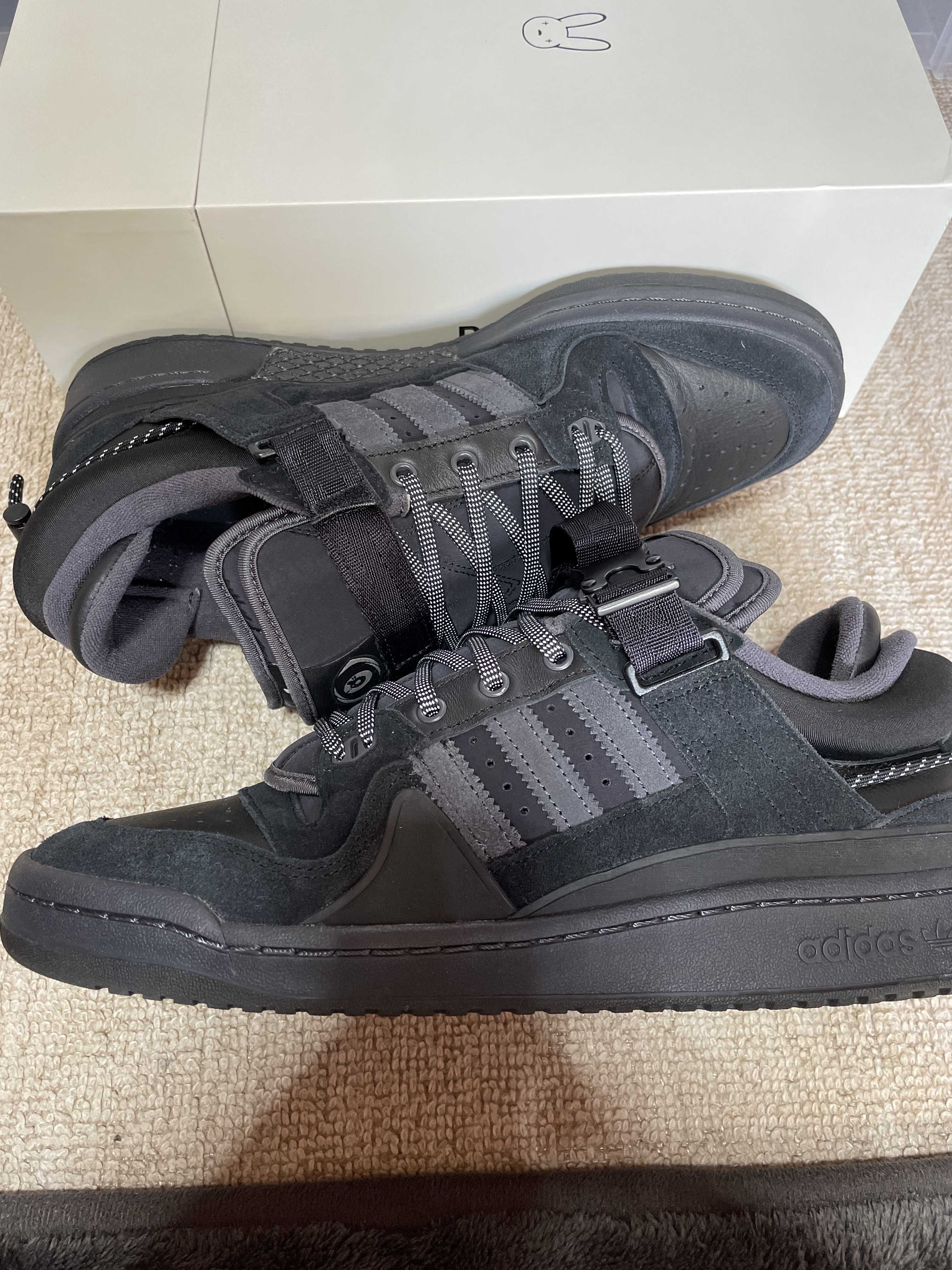 Bad Bunny × adidas Forum 84 Low "Core Black"
