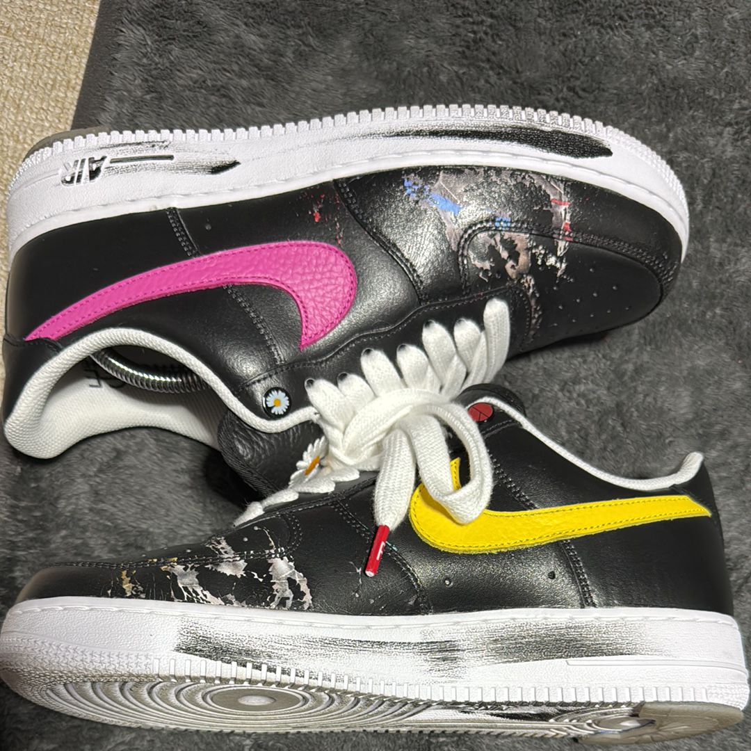 PEACEMINUSONE × Nike Air Force 1 Low '07 Para-Noise 3.0 "Black and Multi-Color" / G-DRAGON