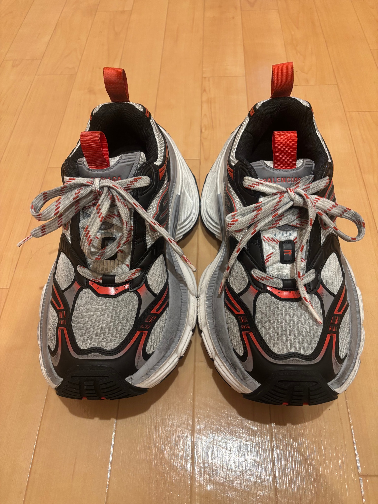 BALENCIAGA 10XL Sneaker "Grey/White/Red"
