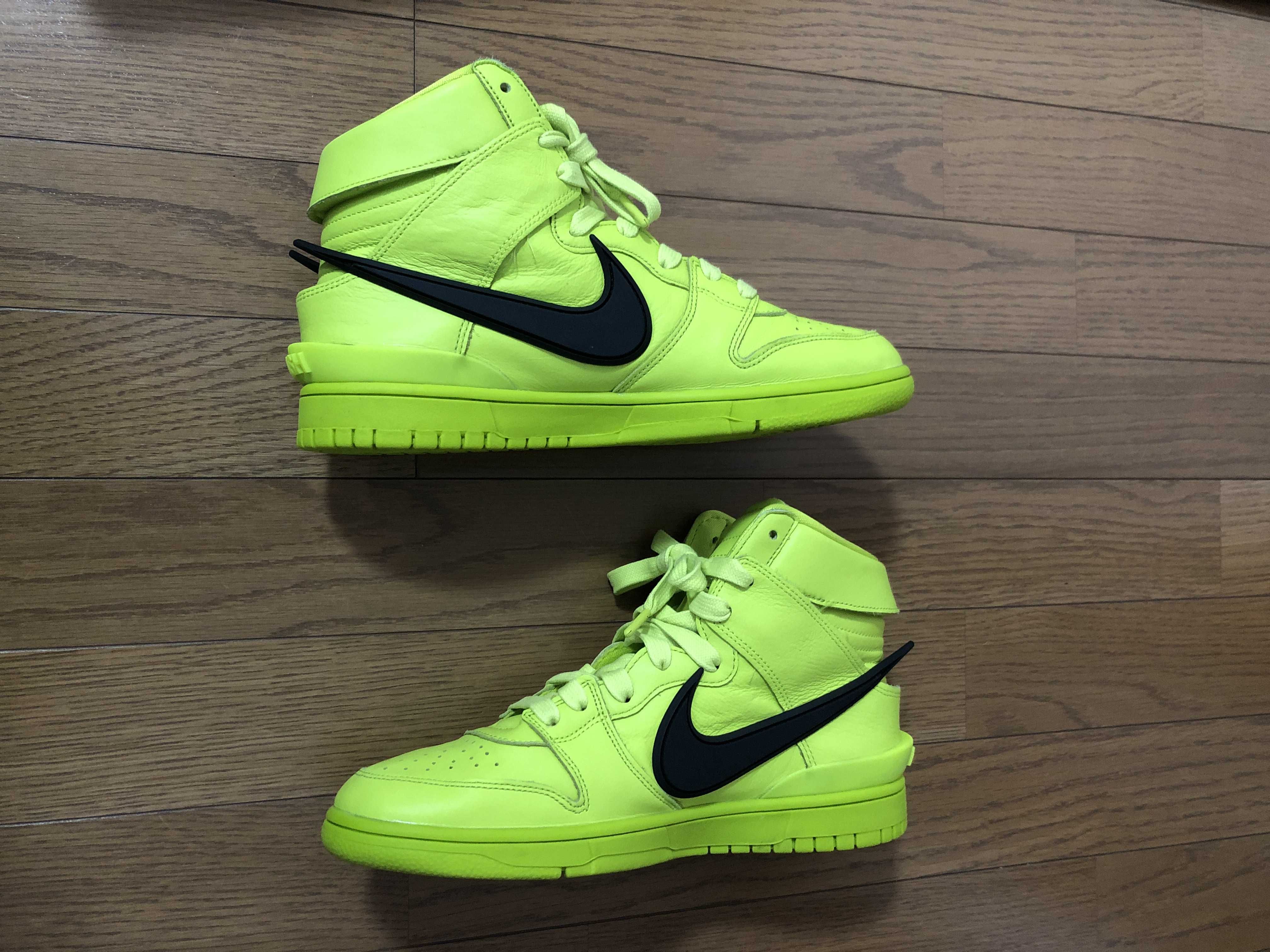 AMBUSH × NIKE DUNK HIGH "FLASH LIME"