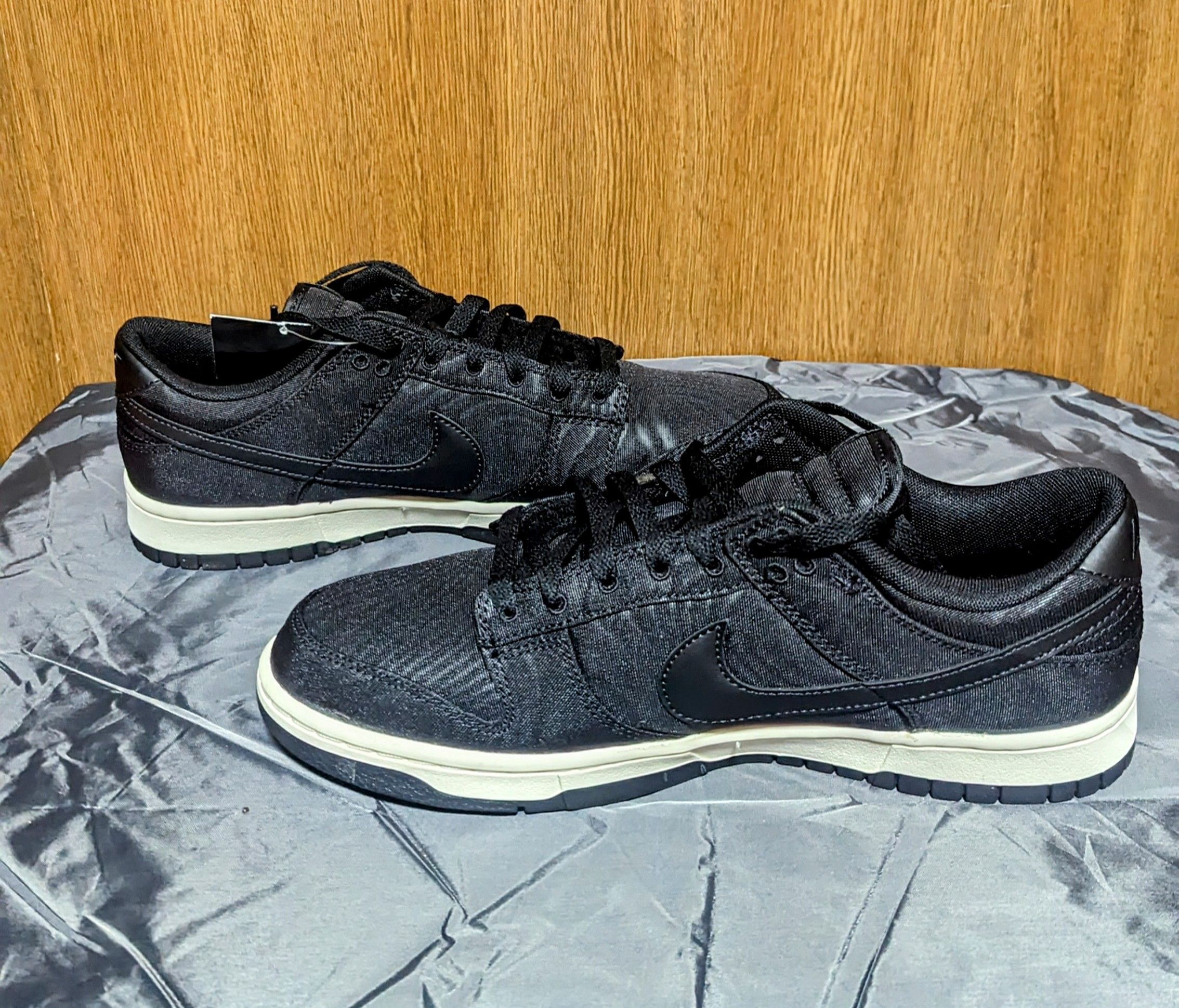 Nike Dunk Low Retro PRM "Black Canvas"
