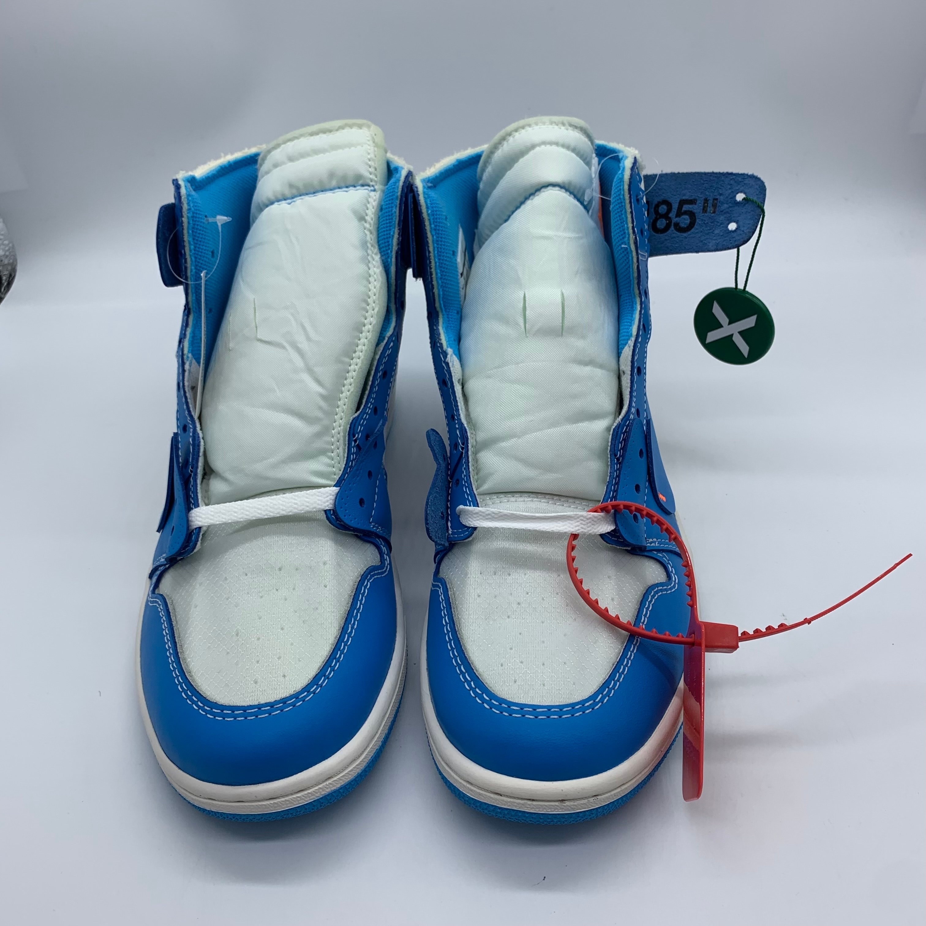 Off-White × Nike Air Jordan 1 High UNC "White/Dark Powder Blue"