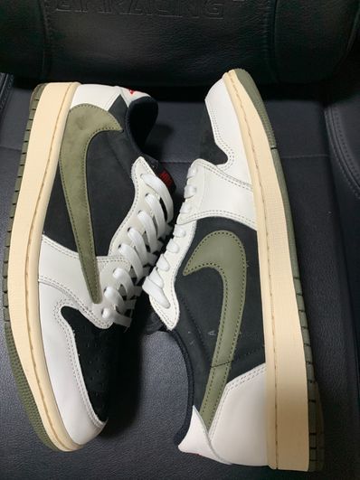 Travis Scott × Nike Women's Air Jordan 1 Low OG "Medium Olive"