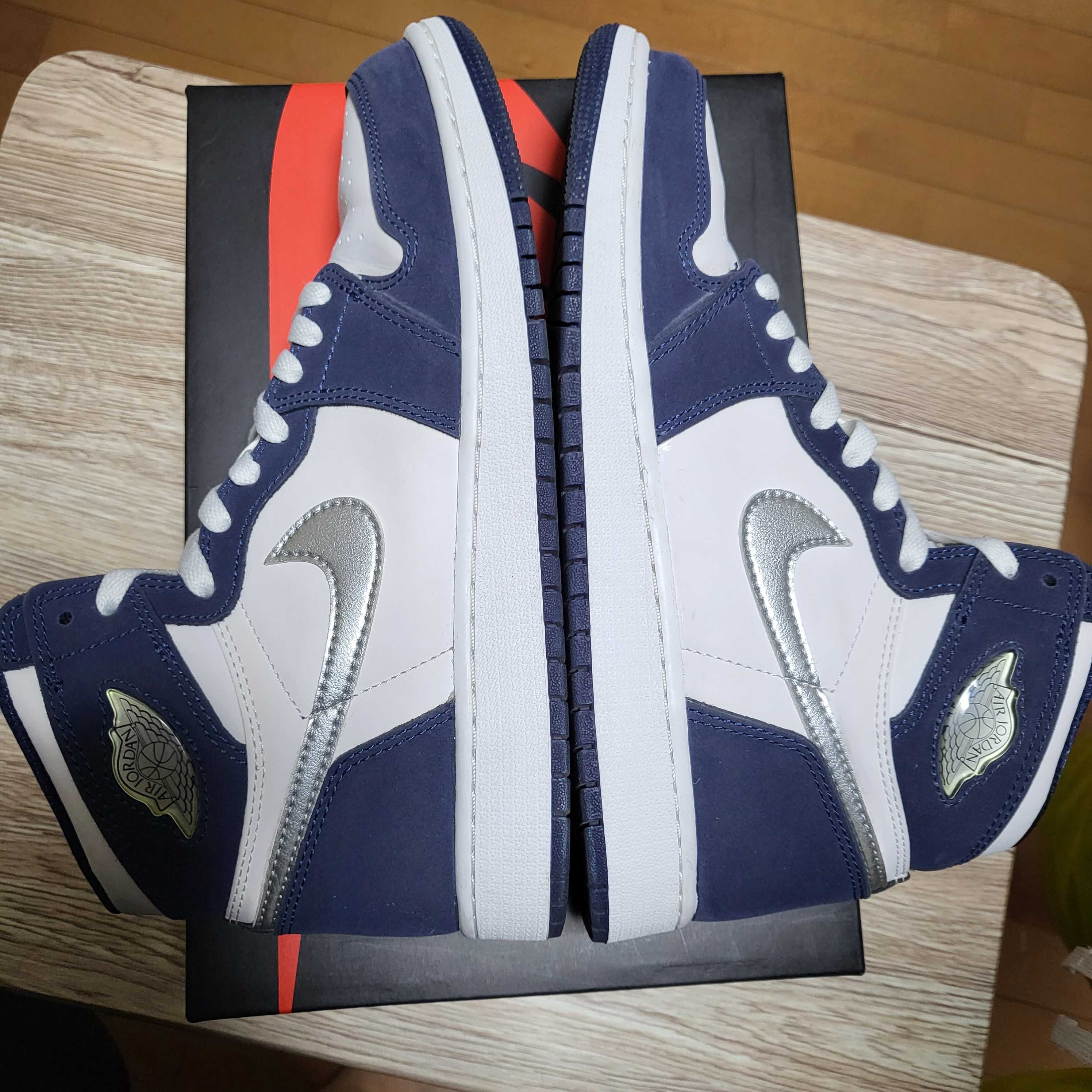 Nike GS Air Jordan 1 High OG CO.JP "Midnight Navy" (2020)(ブリーフケースなし)