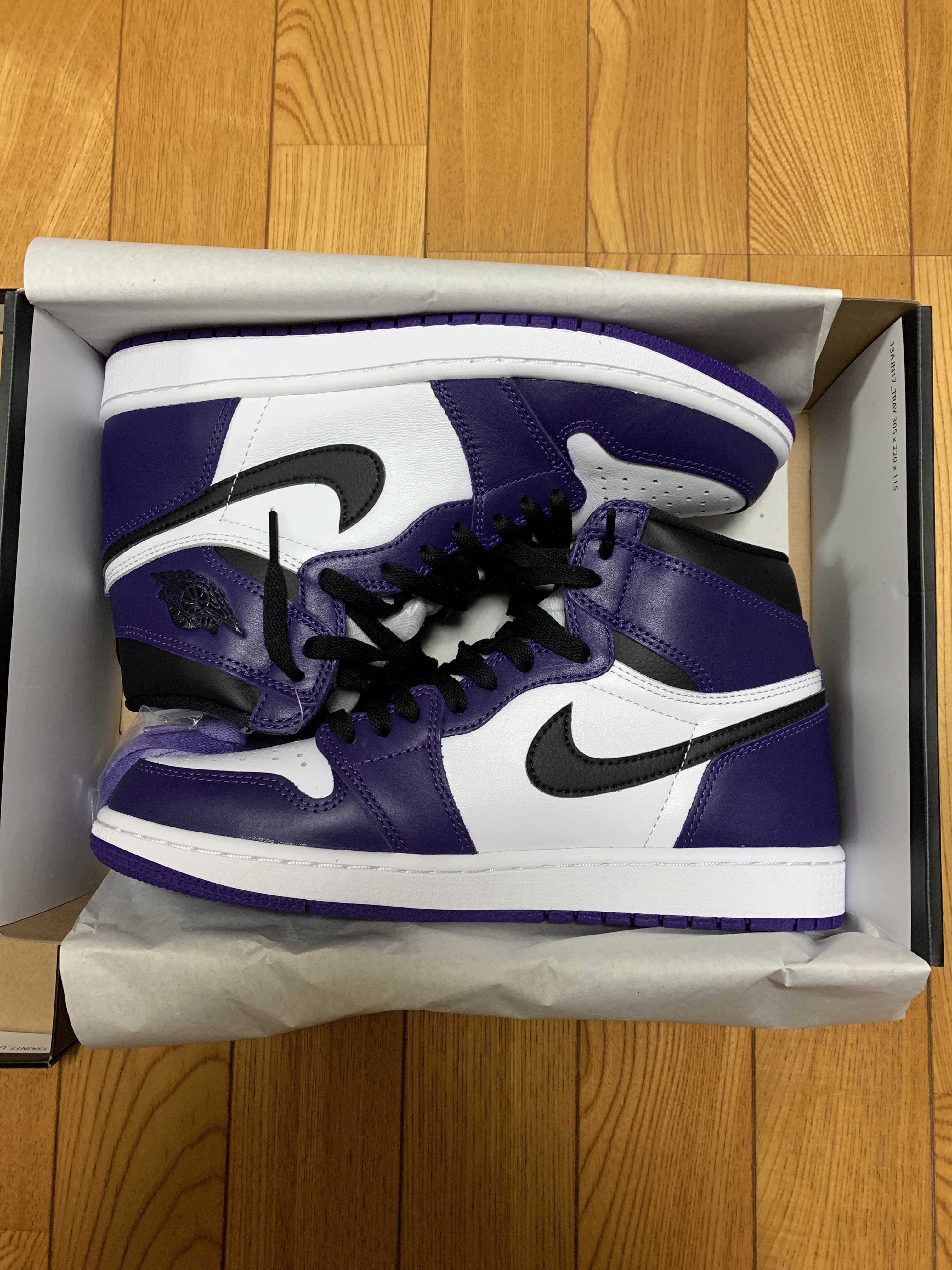Nike Air Jordan 1 Retro High OG "Court Purple White/Black" (2020)