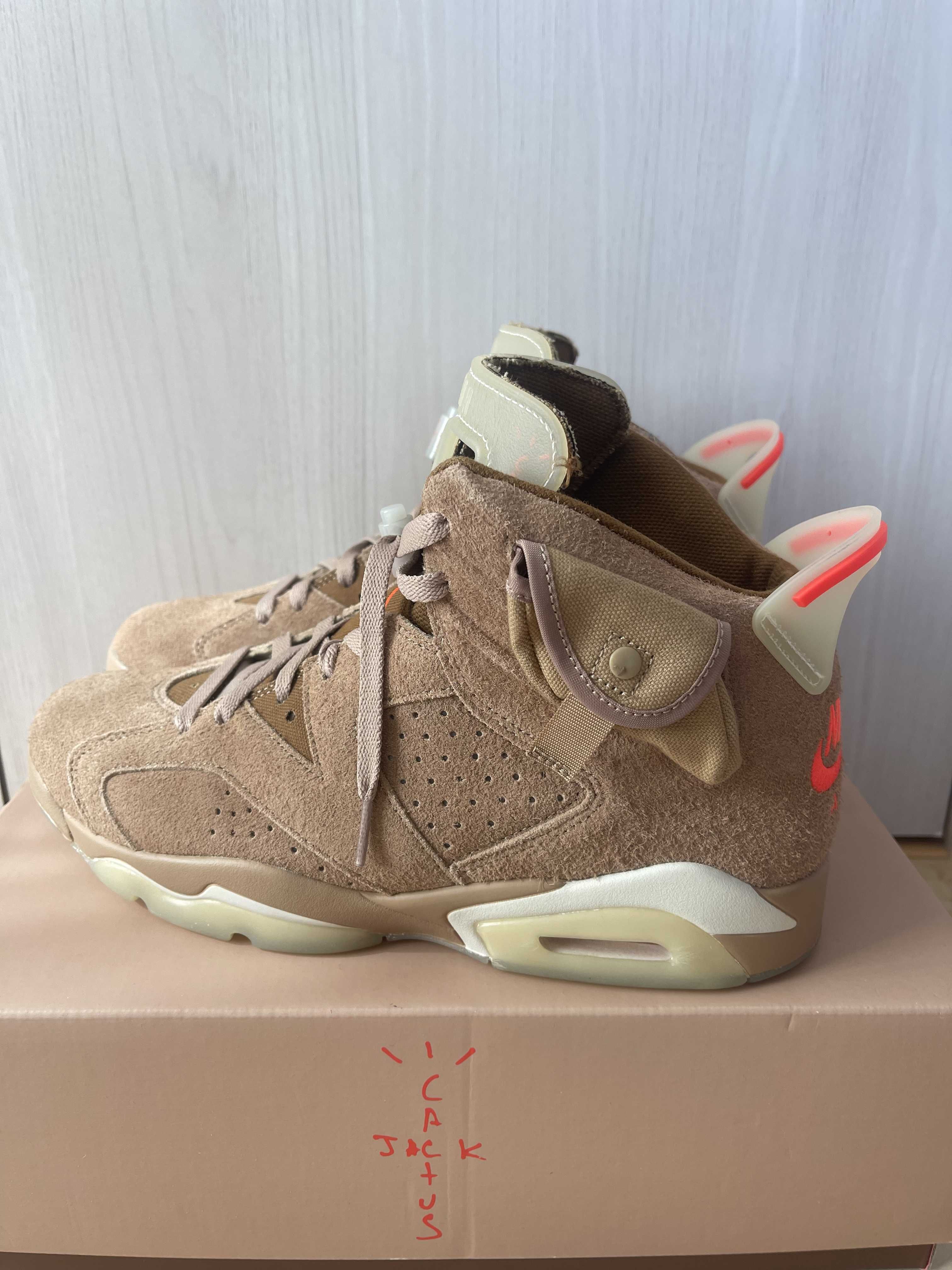 Travis Scott × Nike Air Jordan 6 "British Khaki"
