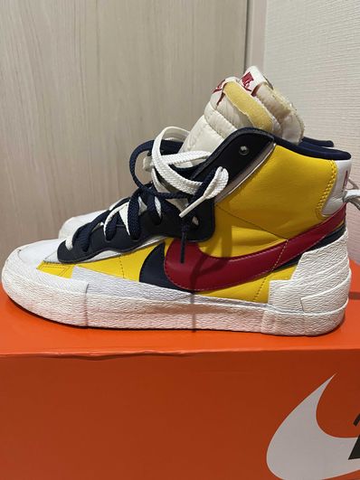 sacai × Nike Blazer Mid "Varsity Maize/Varsity Red"