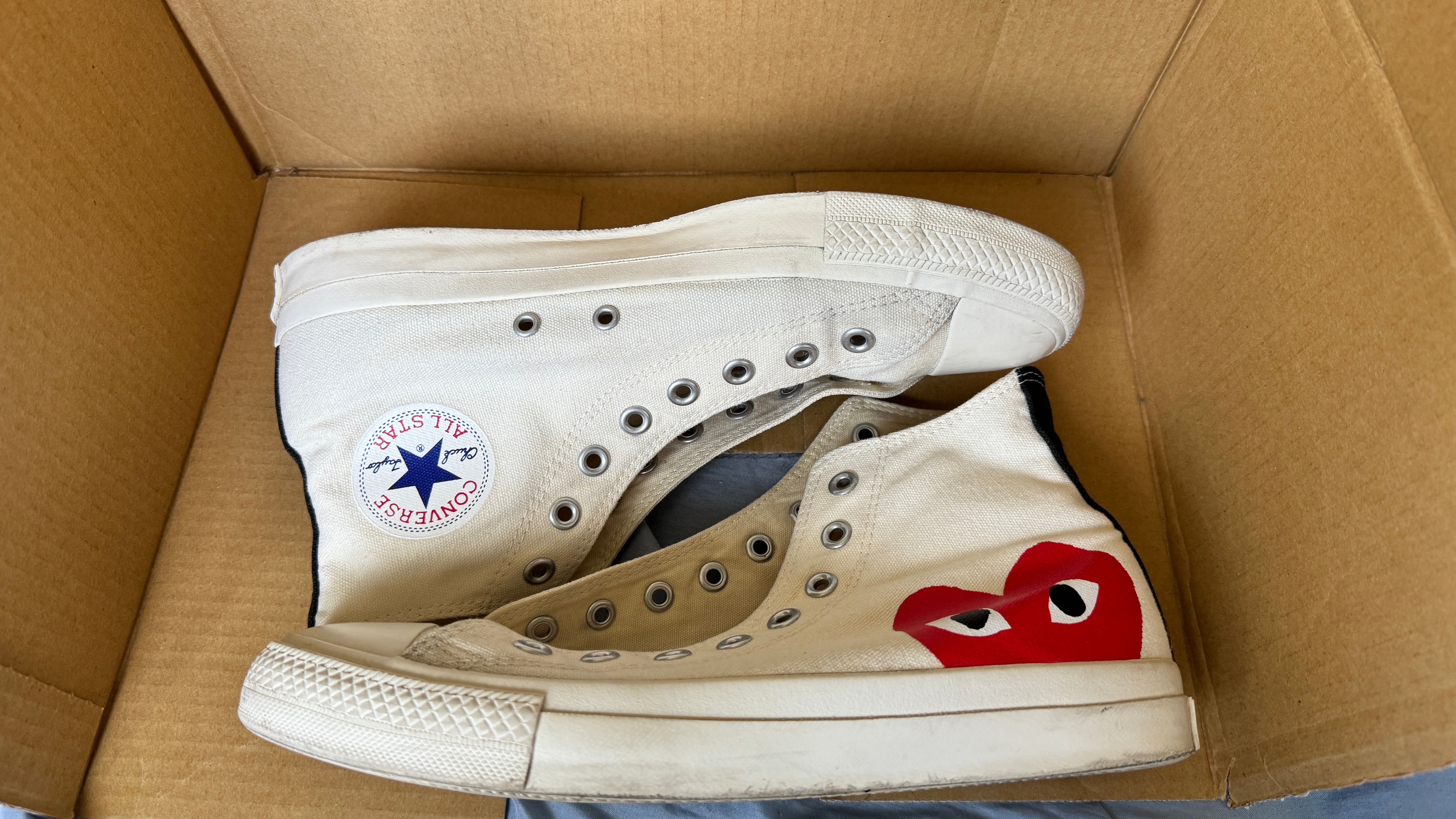 PLAY COMME des GARCONS × Converse All Star Hi "White"