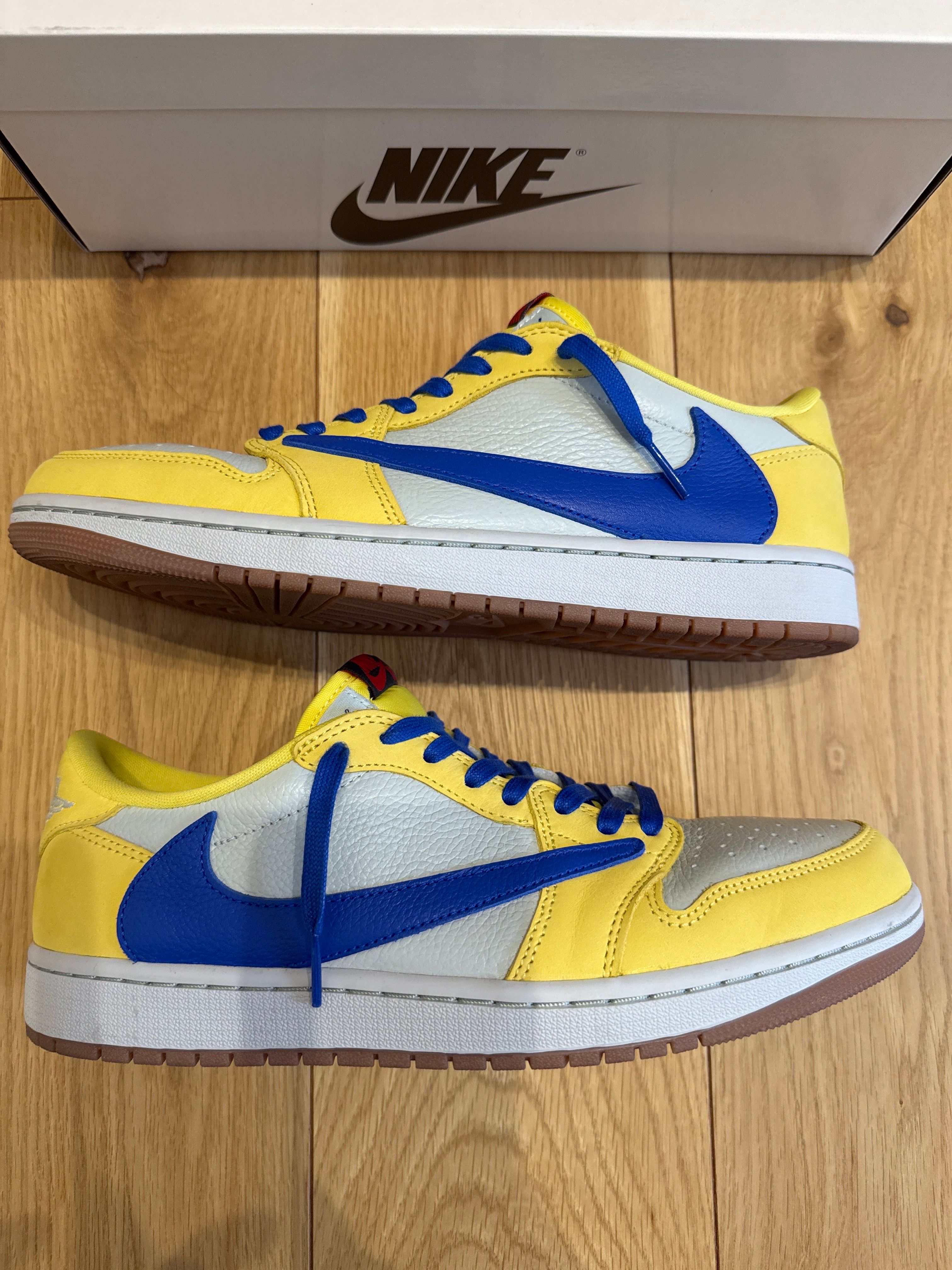 Travis Scott × Nike Women's Air Jordan 1 Retro Low OG "Canary"