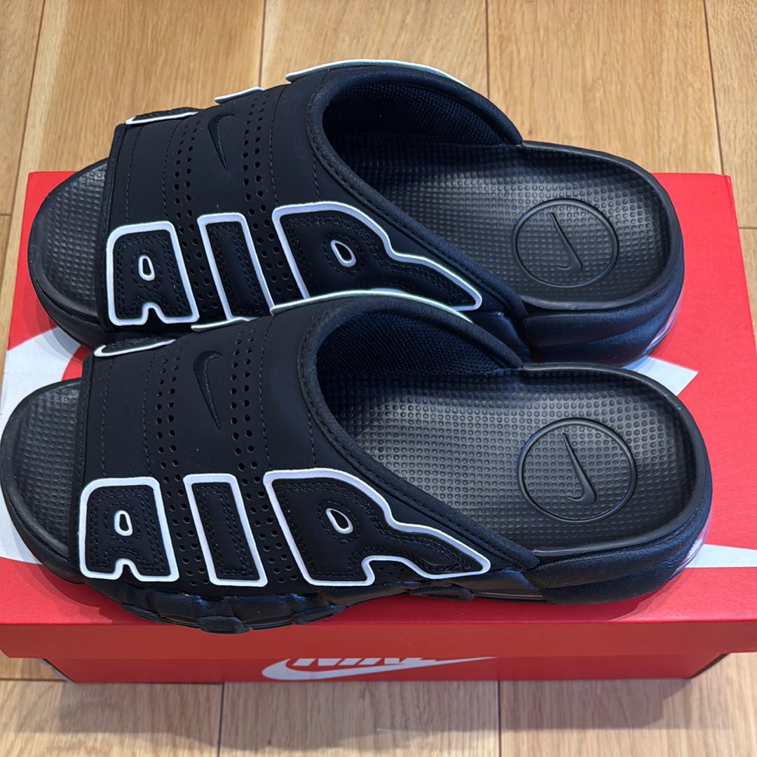 Nike Air More Uptempo Slide "Black" (DV2132-001/DV2137-001)