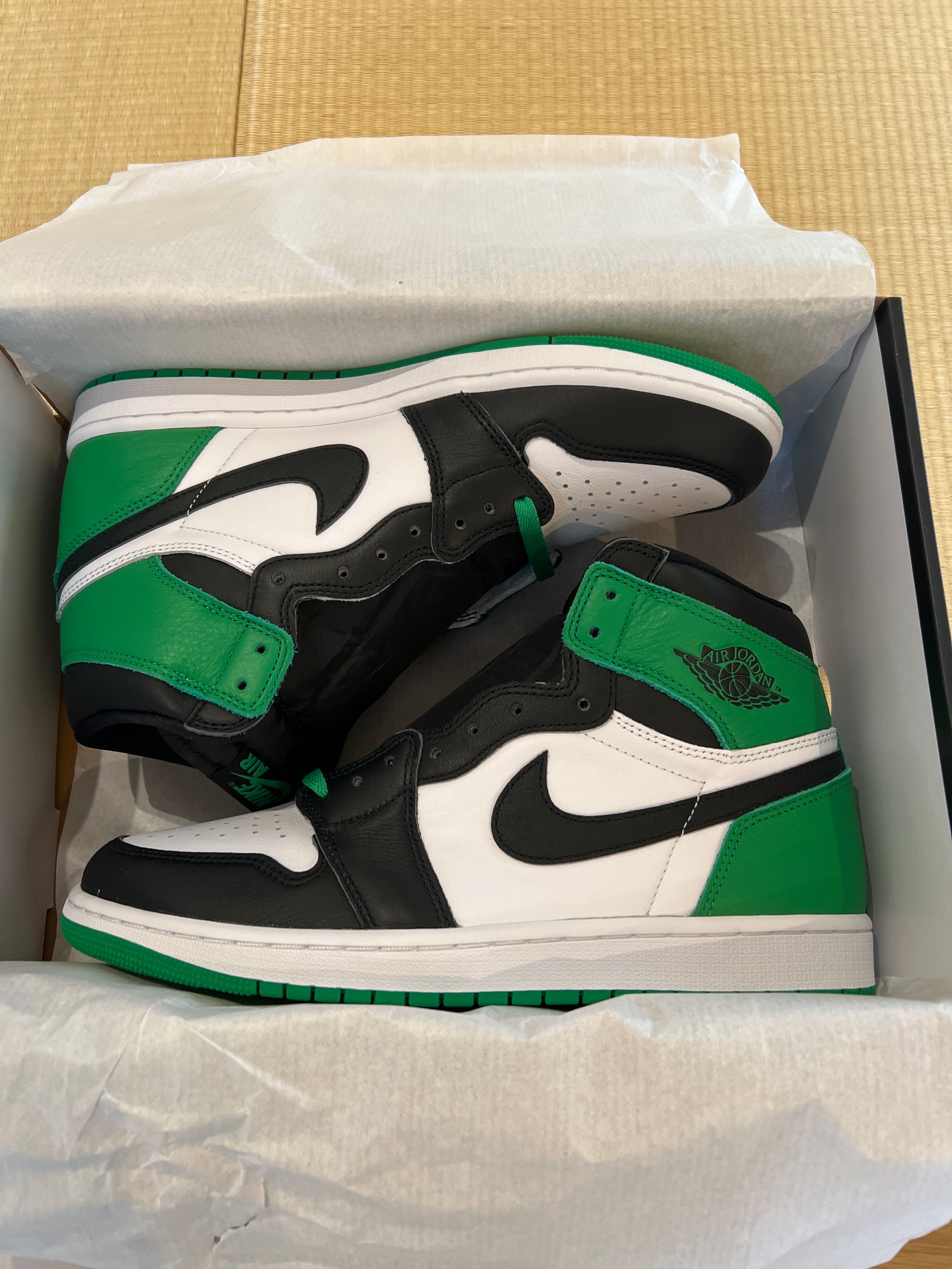 Nike Air Jordan 1 Retro High OG "Celtics/Black and Lucky Green" (2023)