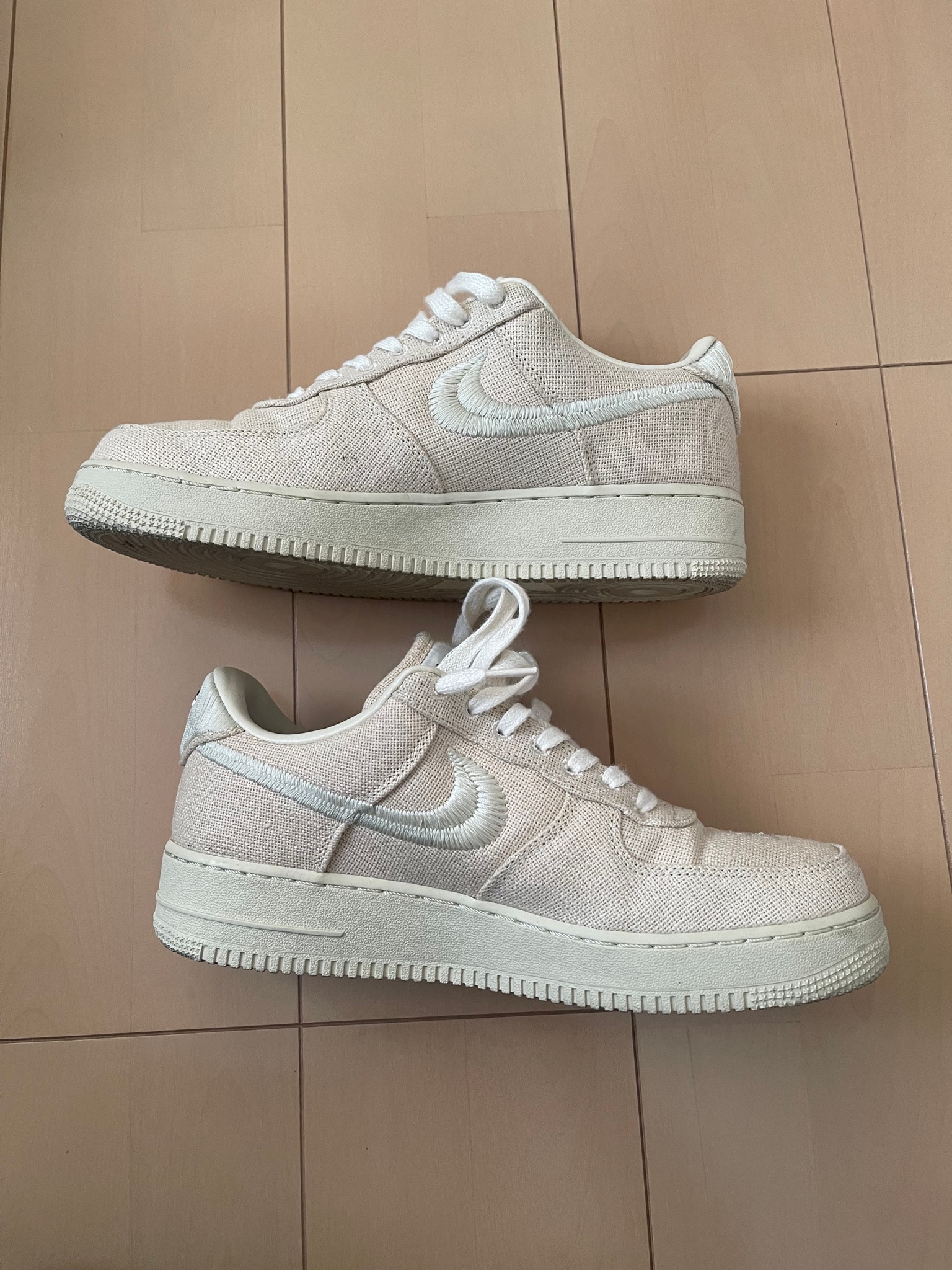 Stussy × Nike Air Force 1 Low "Fossil Stone"