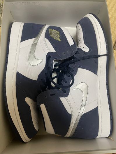 Nike Air Jordan 1 High OG CO.JP "White/Midnight Navy" (2020)(ブリーフケースなし)