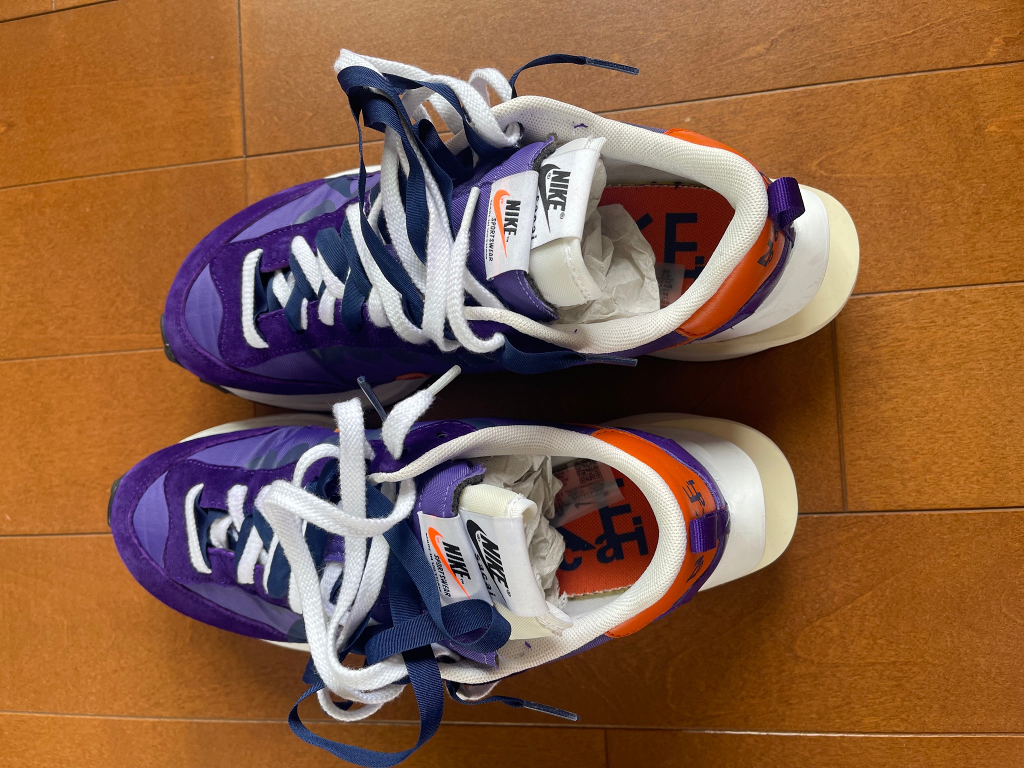 sacai × Nike Vapor Waffle "Dark Iris"