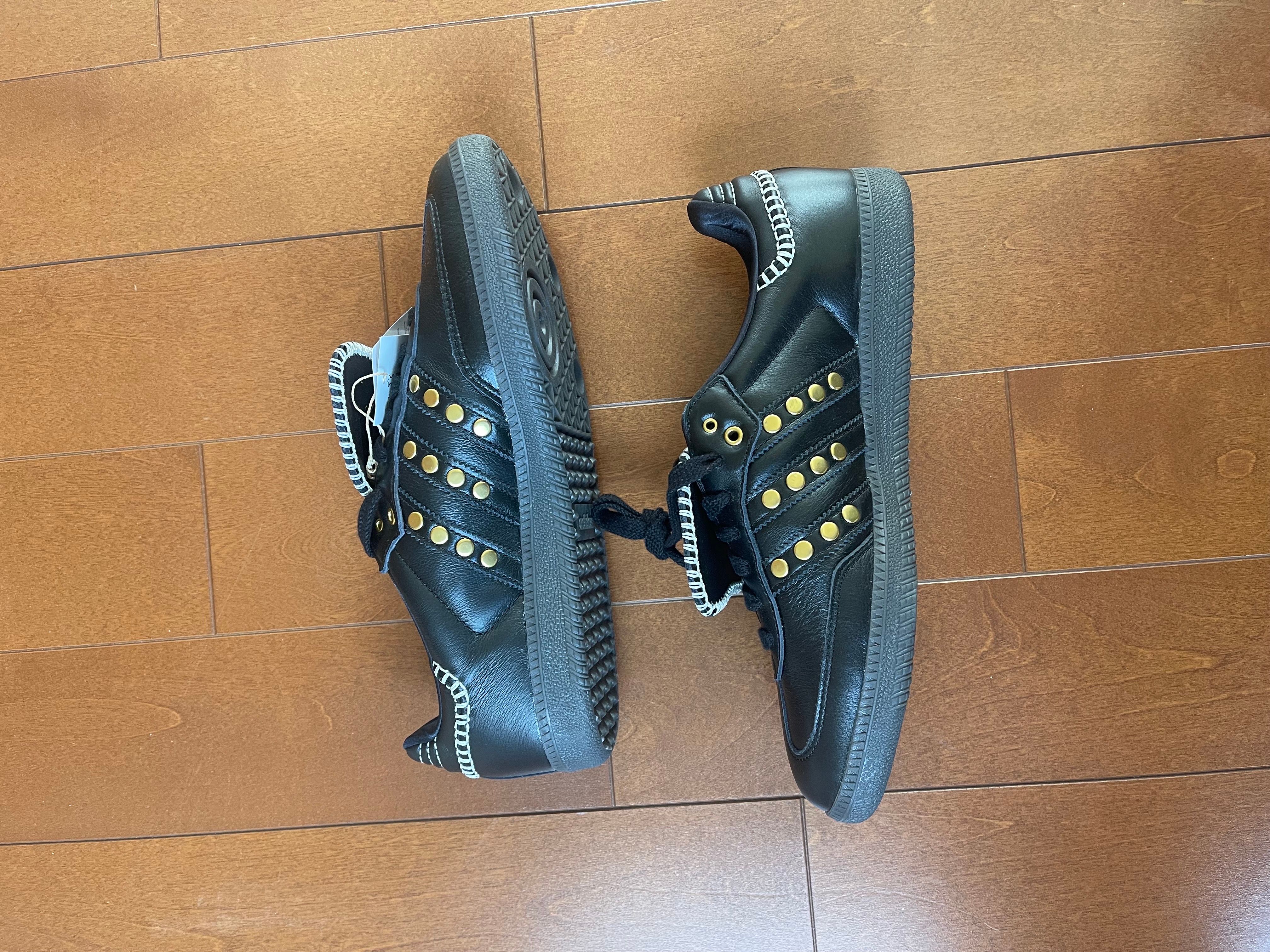 Wales Bonner × adidas Samba Studded "Core Black"