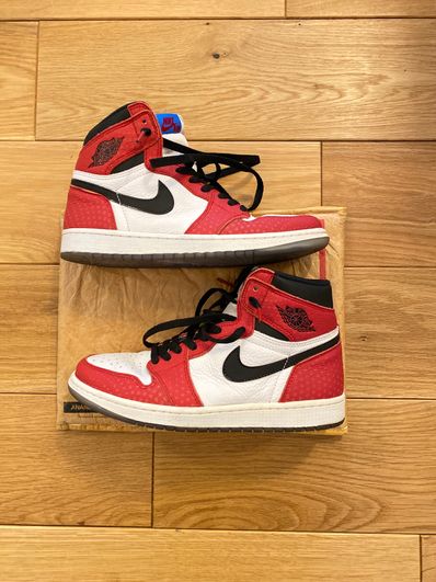 Spiderman × Nike Air Jordan 1 Origin Story "Gym Red/White/Photo Blue/Black"