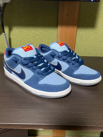 Why So Sad? × Nike SB Dunk Low "Coastal Blue/Speed Yellow-University Red"