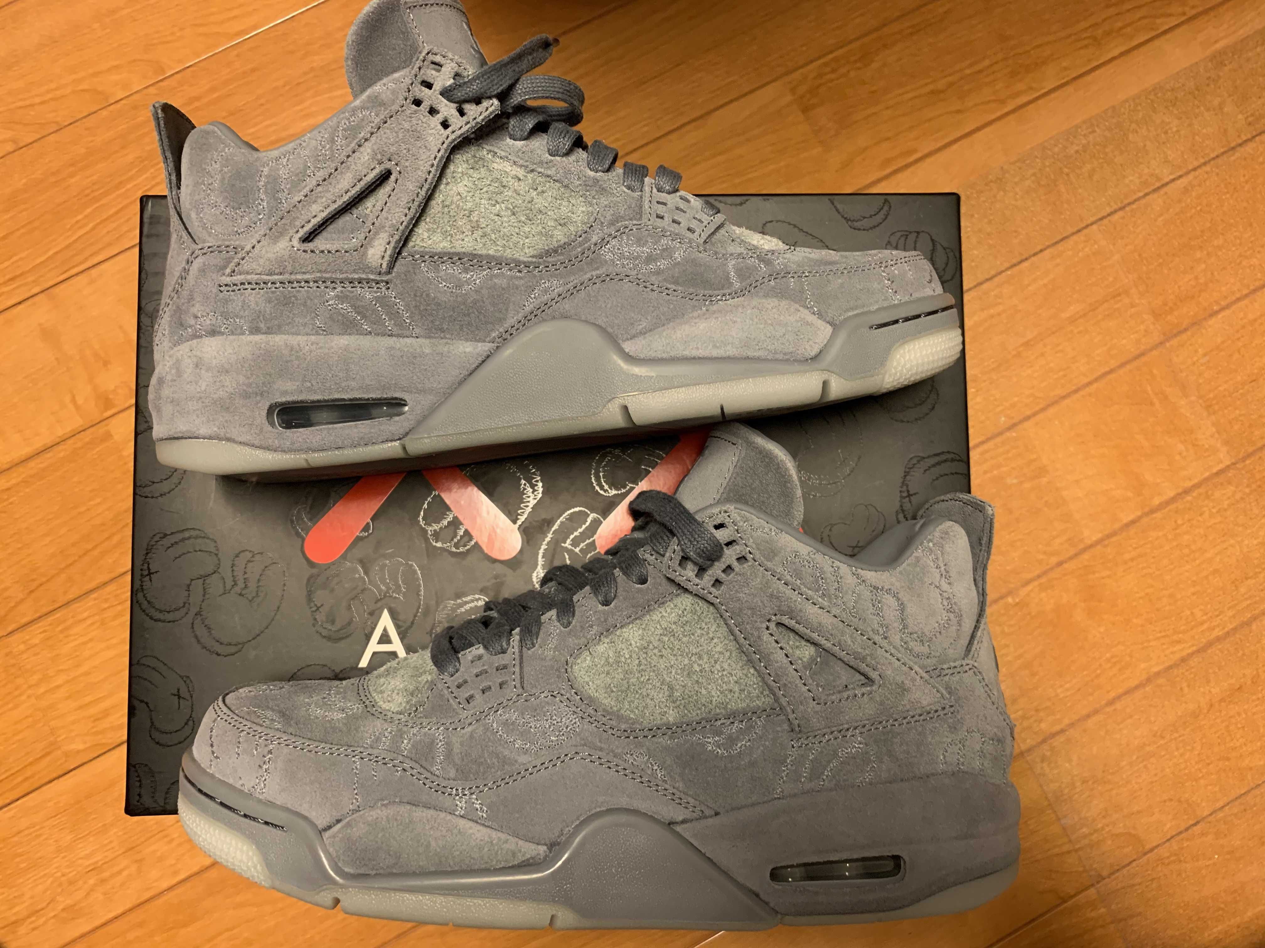 KAWS × Nike Air Jordan 4 Retro "Grey"