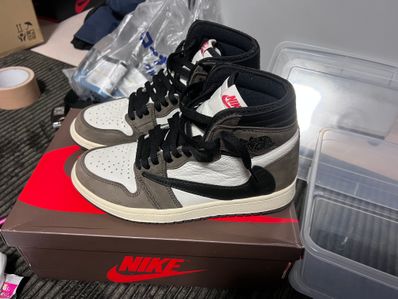 Travis Scott × Nike Air Jordan 1 Retro High OG TS SP "Sail/Dark Mocha"