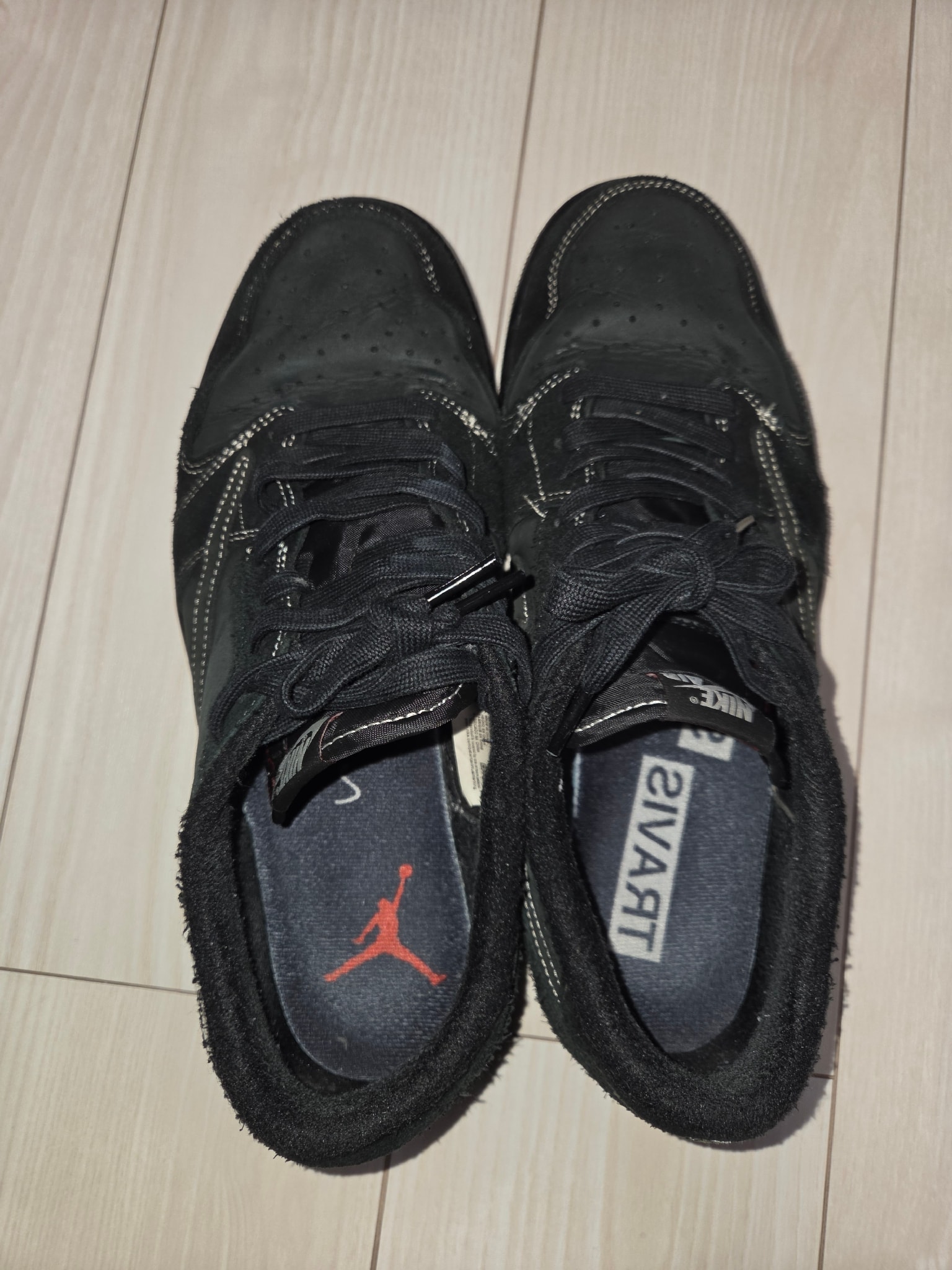Travis Scott × Nike Air Jordan 1 Low OG SP "Black Phantom"