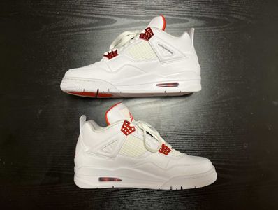NIKE AIR JORDAN 4 RETRO "METALLIC PACK" UNIVERSITY RED