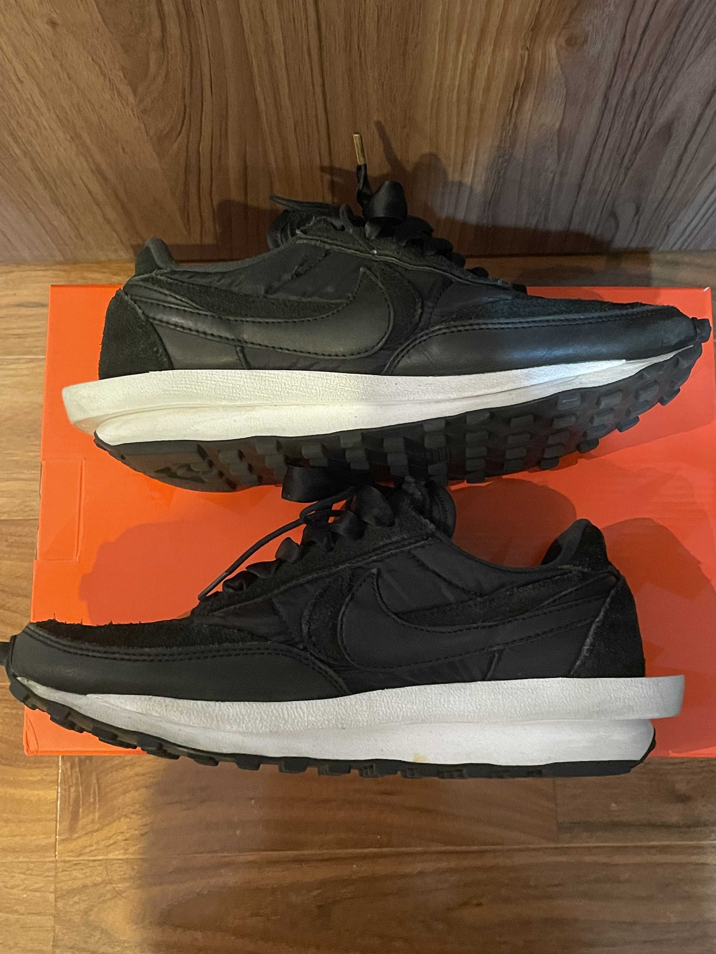 sacai × Nike LDV Waffle "Triple Black"