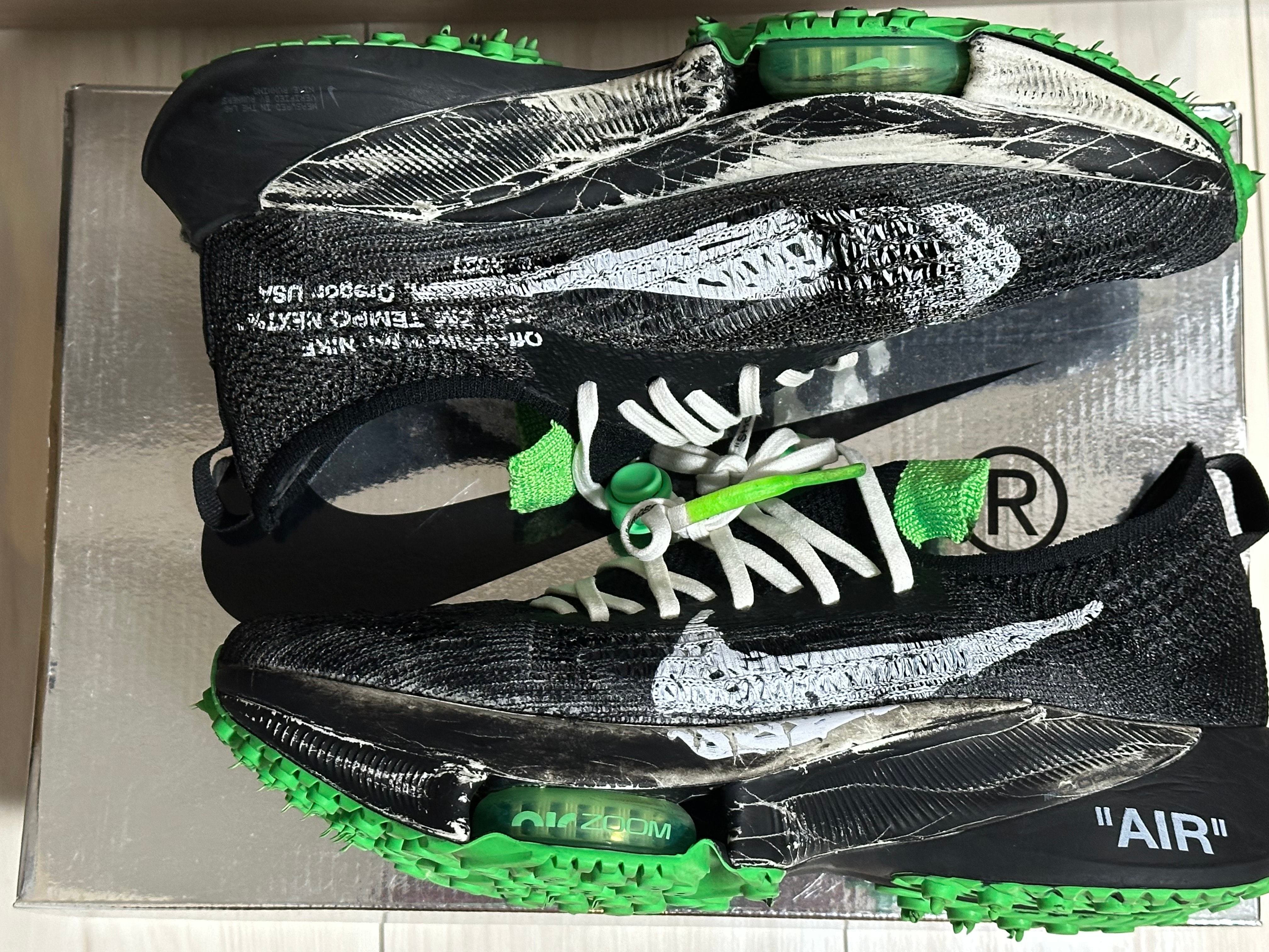 Off-White × Nike Air Zoom Tempo Next% Flyknit "Black"