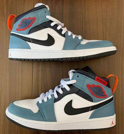 FACETASM × Nike Air Jordan 1 Mid "White/Navy"