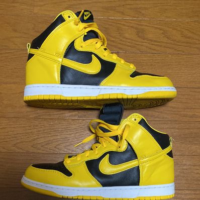 Nike Dunk High "Black/Varsity Maize"