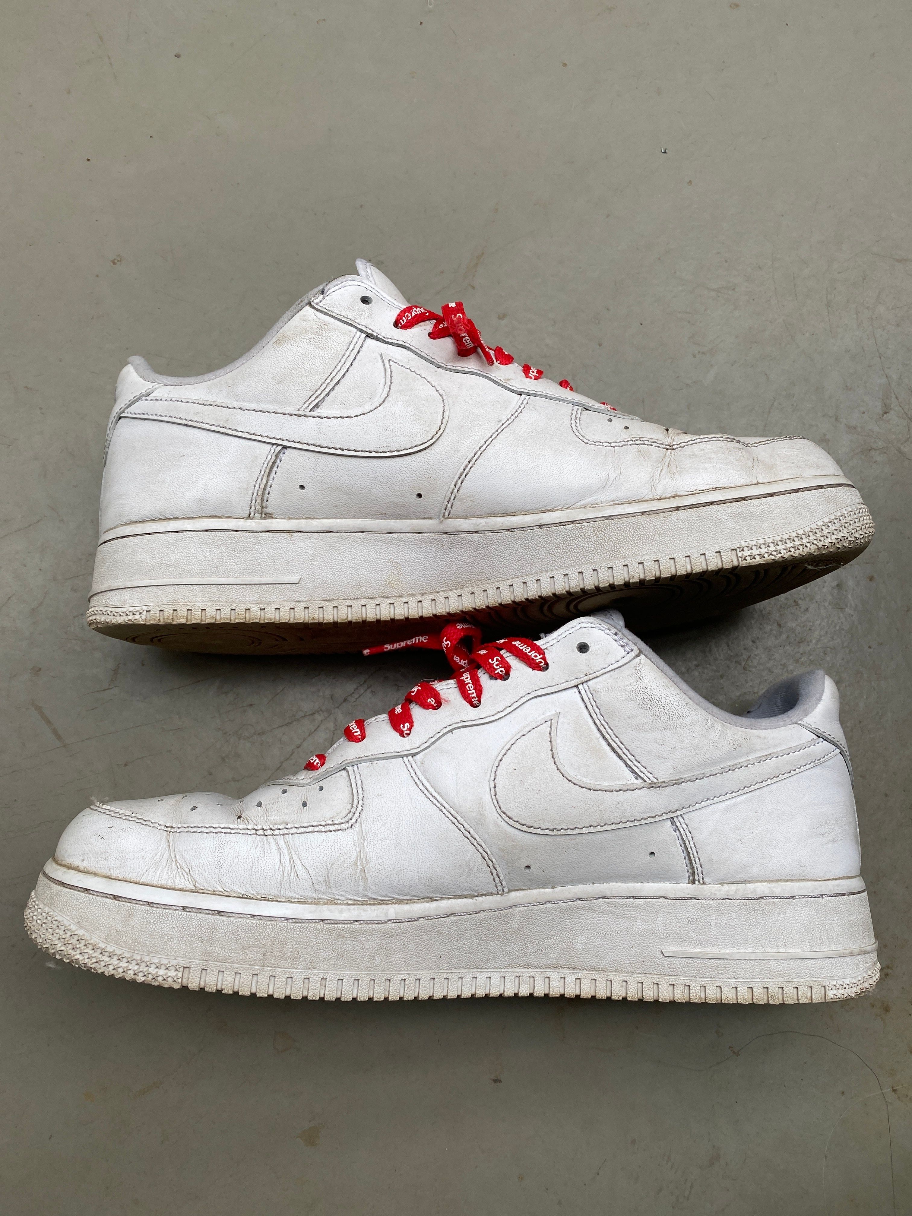 Supreme × Nike Air Force 1 Low "White"