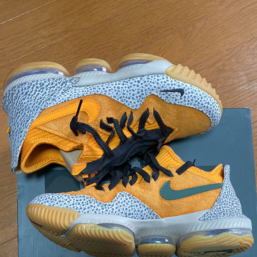 atmos × Nike LeBron 16 Low "Safari" (CD9471-800/CI3358-800)