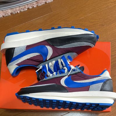 UNDERCOVER × sacai × Nike LD Waffle "Night Maroon/Pale Ivory-Ground Grey-Team Royal"