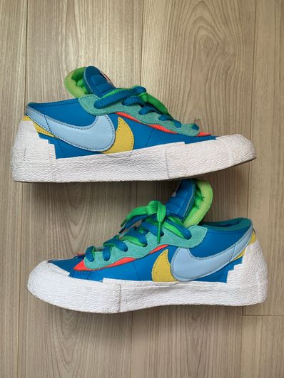 KAWS × sacai × Nike Blazer Low "Neptune Blue"