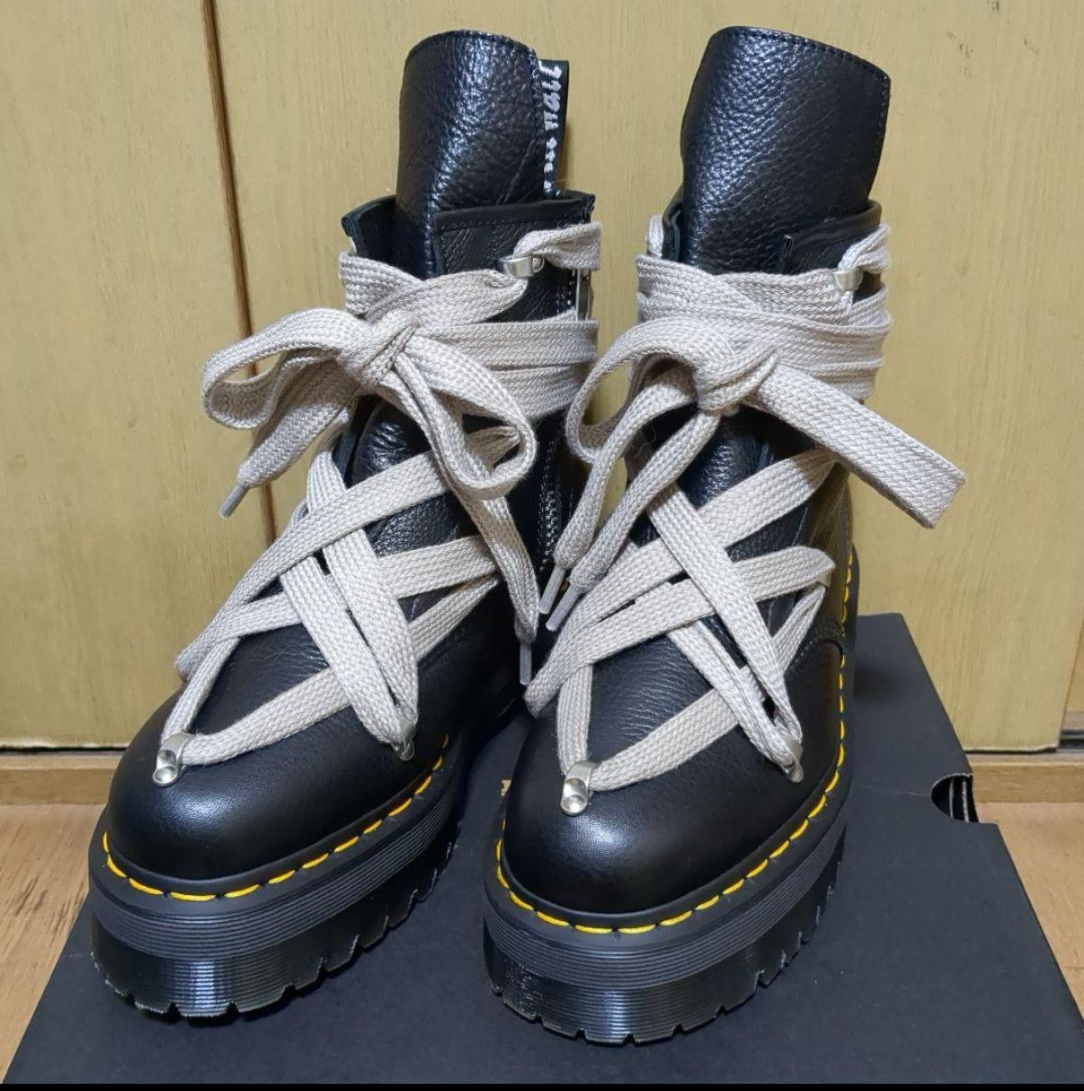 Rick Owens × Dr.Martens 1460 Quad Pent 8 Hole Boots "Black"