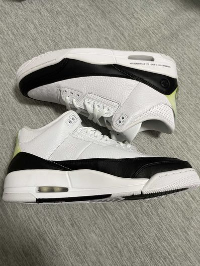 Fragment × Nike Air Jordan 3 "White/Black"