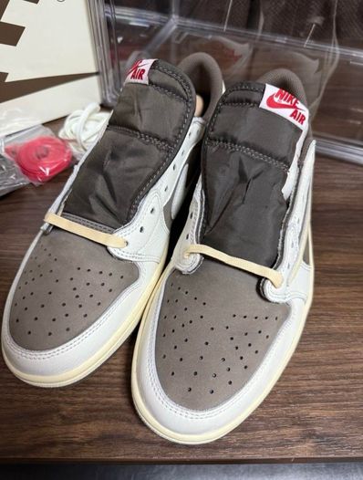Travis Scott × Nike Air Jordan 1 Low OG SP "Reverse Mocha/Sail and Ridgerock"
