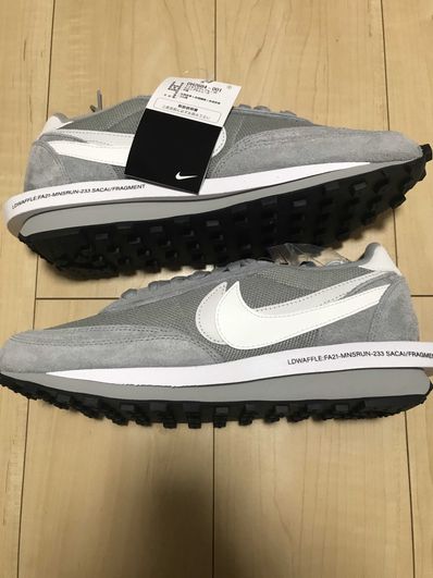Fragment × sacai × Nike LD Waffle "Light Smoke Grey"