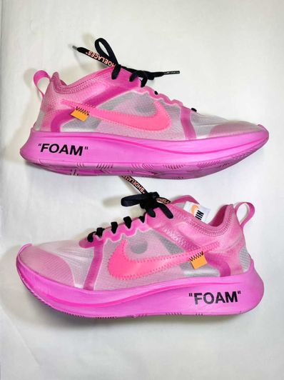 Off-White × Nike Zoom Fly "Pink"