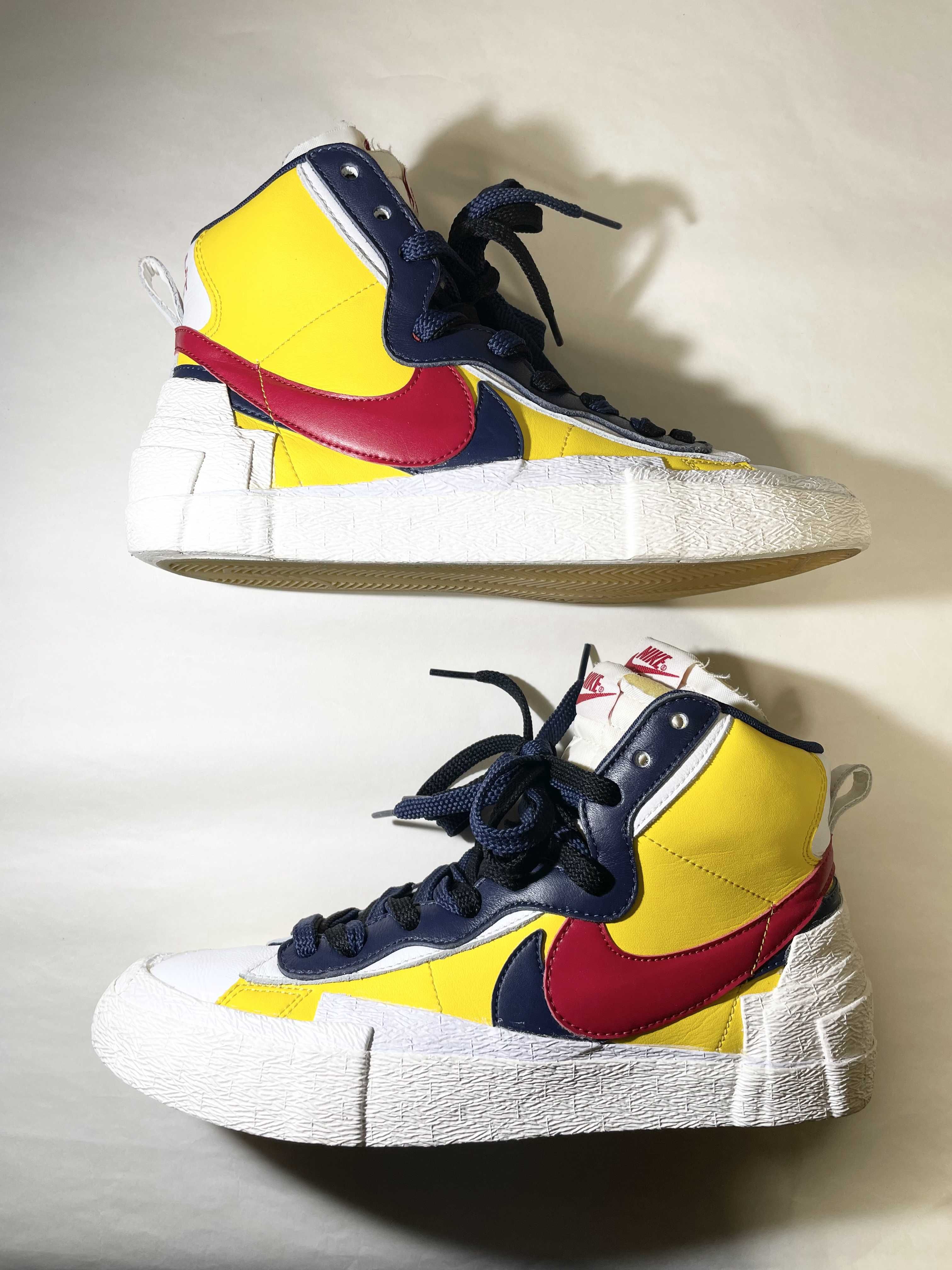 sacai × Nike Blazer Mid "Varsity Maize/Varsity Red"