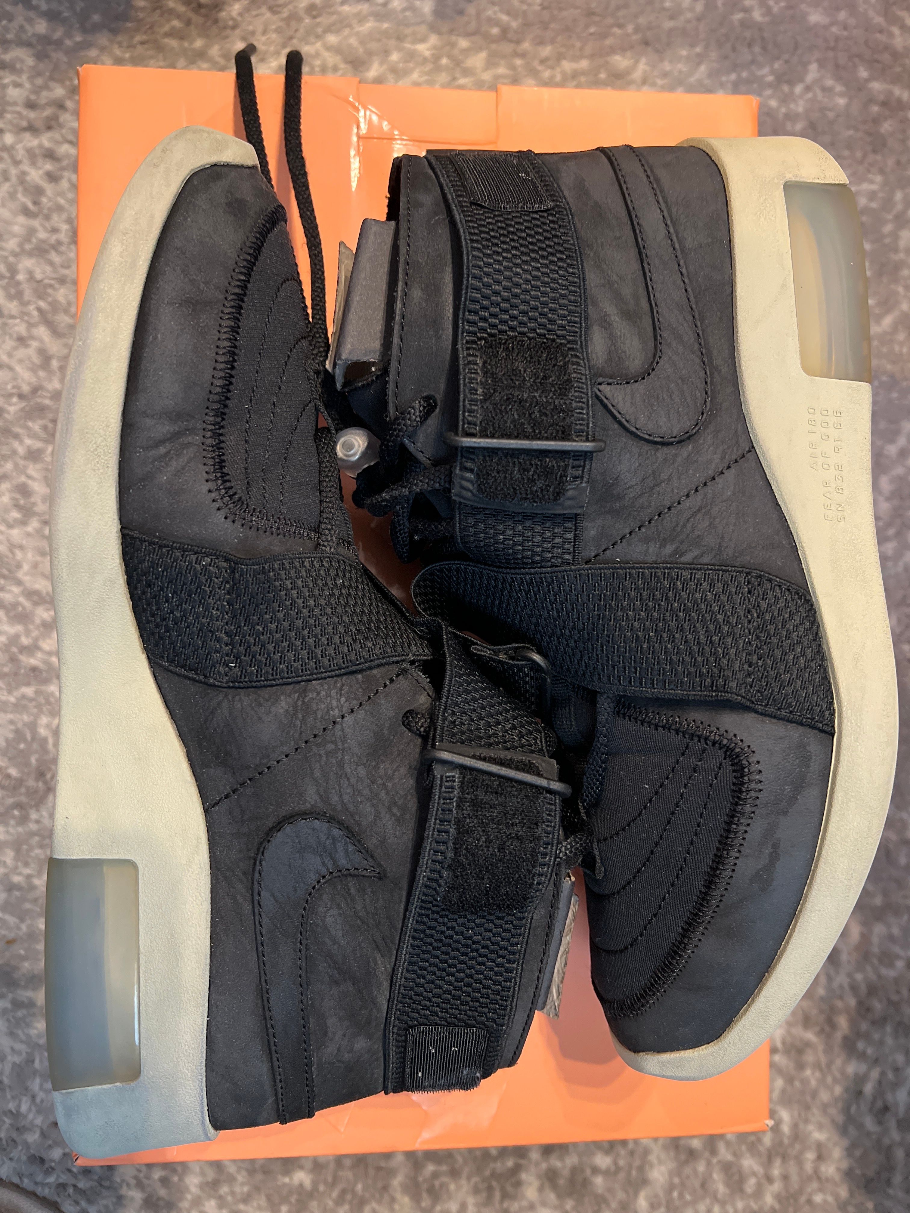 FEAR OF GOD × Nike Air Fear Of God Raid "Black"