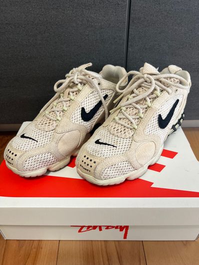Stussy × Nike Air Zoom Spiridon CG 2 "Fossil/Black"