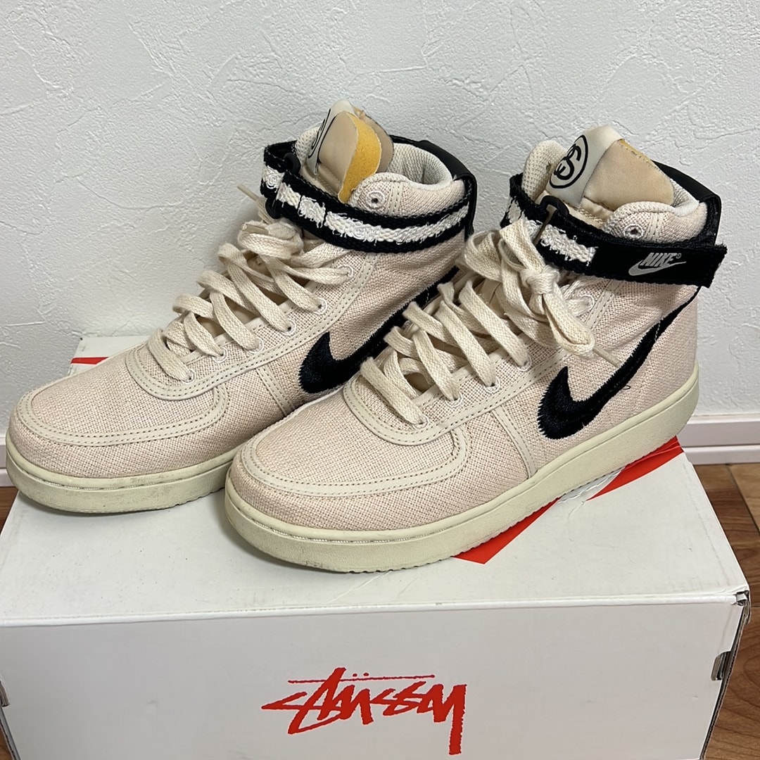 Stussy × Nike Vandal High "Fossil"