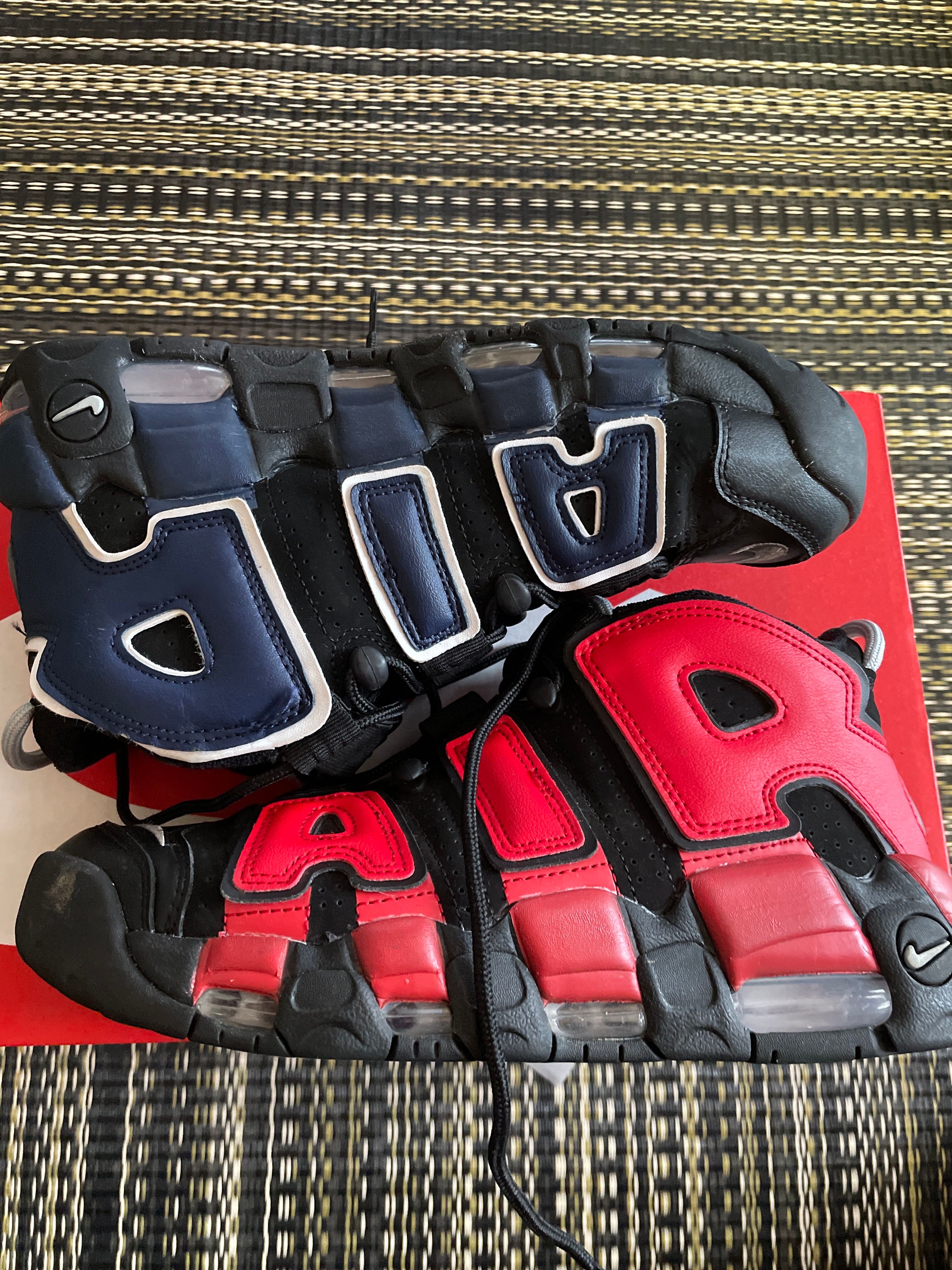 Nike Air More Uptempo '96 "Black and University Red"