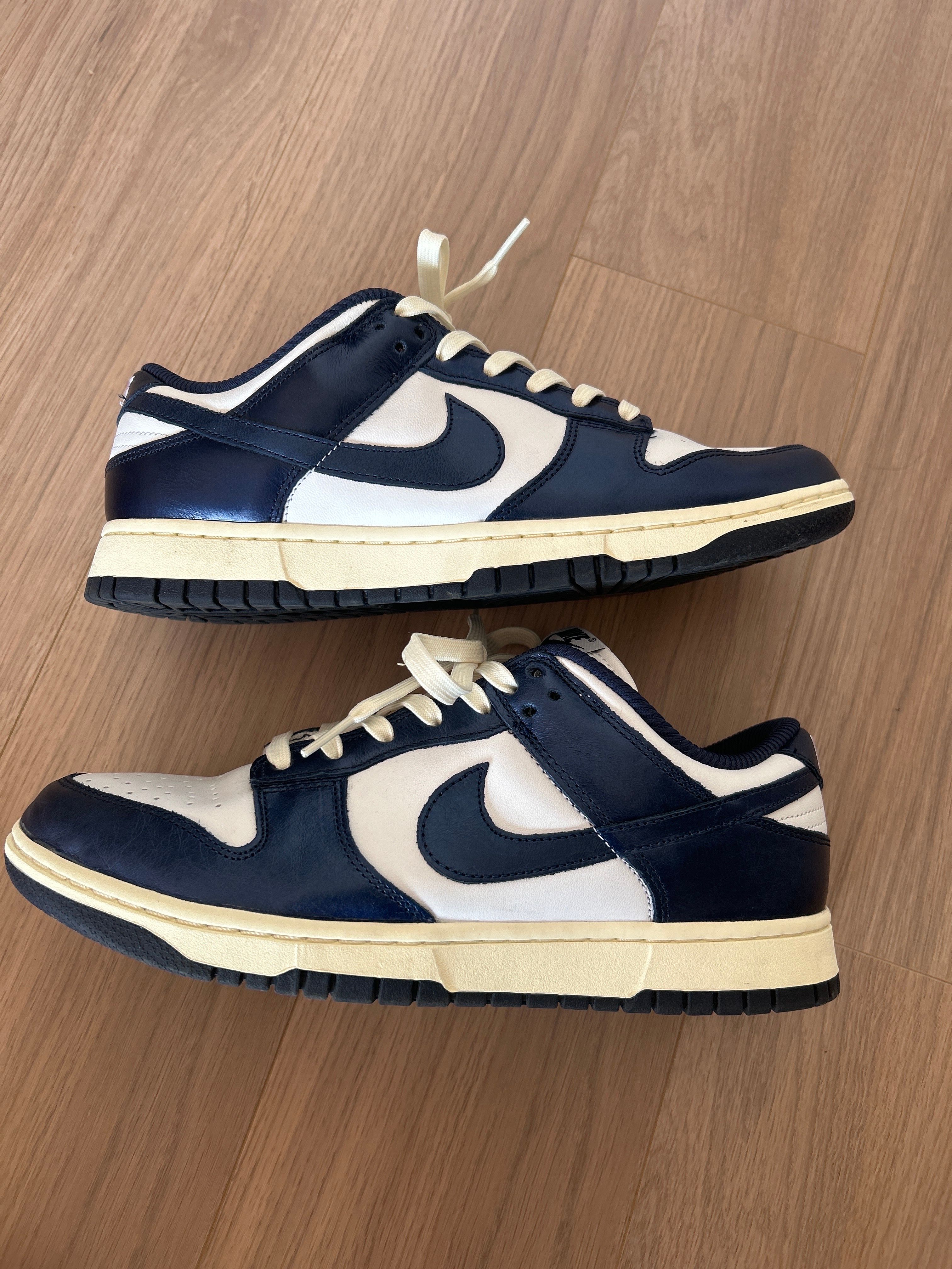Nike Women's Dunk Low PRM "Midnight Navy and White"
