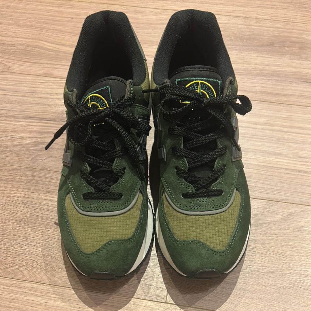 Stone Island × New Balance 574 Legacy "Dark Green"